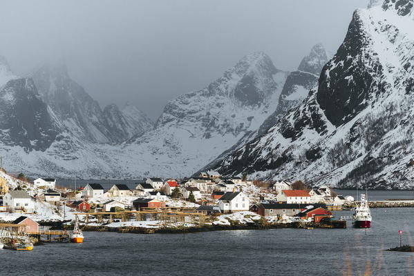 Reine village, Lofoten Islands, Nordland, Norway.