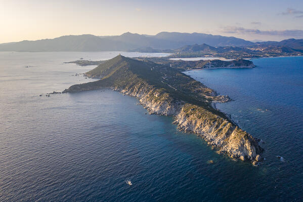 Porto Giunco landscape, near Capo Carbonara and Villasimiius, Sud Sardegna province, Sardegna, Italy.