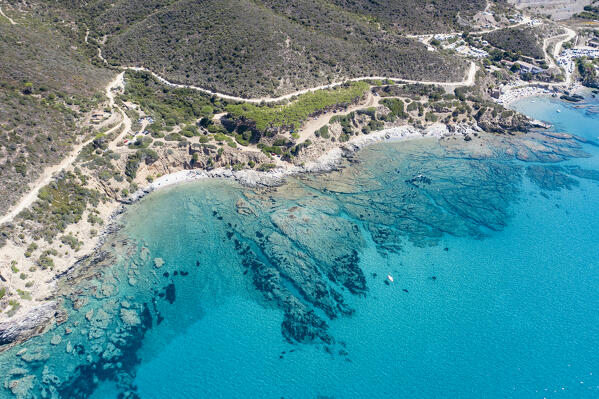 Cala Goloritzè, Orosei Gulf east coast in Sardinia, Italy