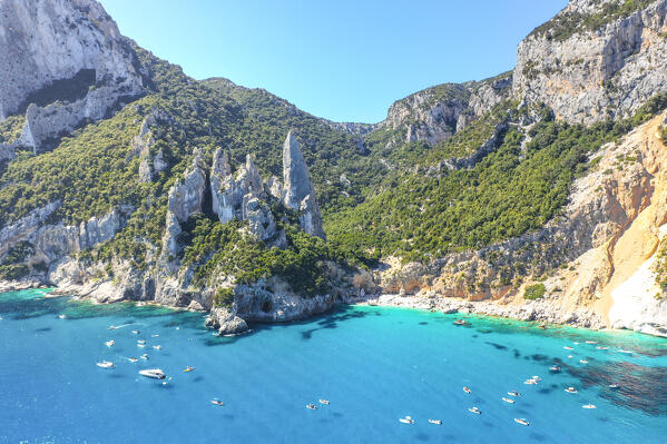 Cala Goloritzè, Orosei Gulf east coast in Sardinia, Italy