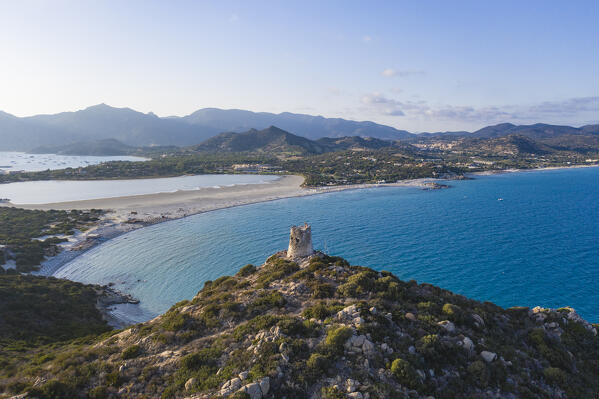 Porto Giunco landscape, near Capo Carbonara and Villasimiius, Sud Sardegna province, Sardegna, Italy.