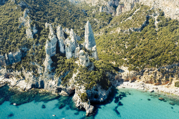 Cala Goloritzè, Orosei Gulf east coast in Sardinia, Italy
