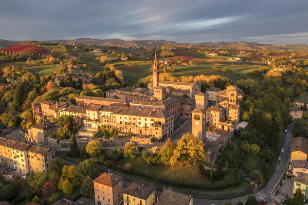 Castelvetro di Modena during autumn. Castelvetro di Modena, Modena province, Emilia Romagna, Italy.