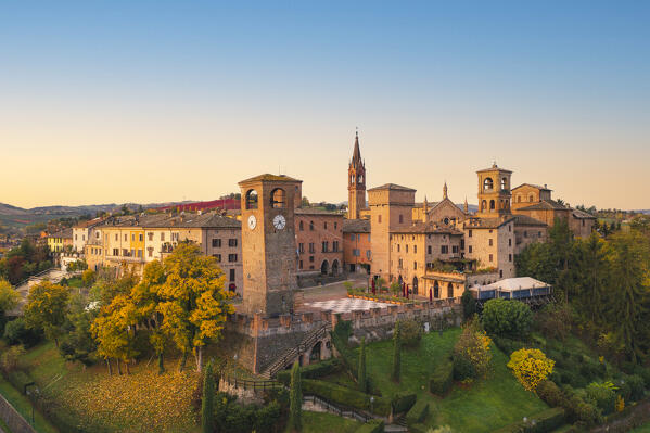Castelvetro di Modena during autumn. Castelvetro di Modena, Modena province, Emilia Romagna, Italy.