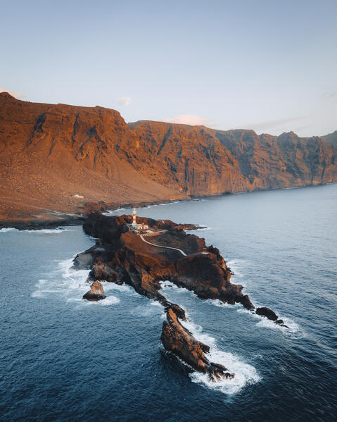 Punta Meno lighthouse, Tenerife, Canary Islands, Spain