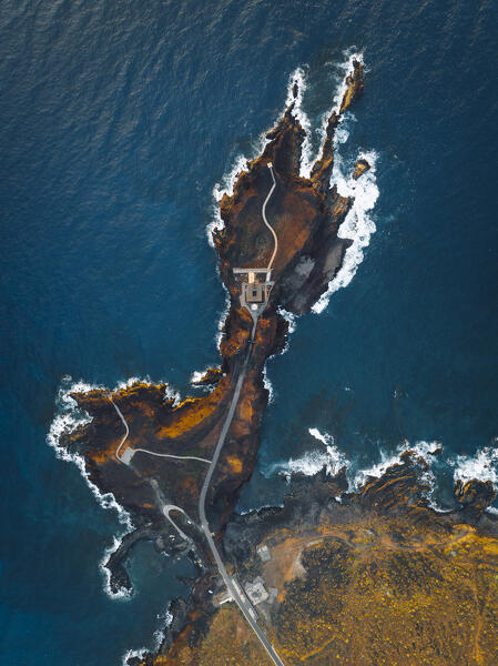 Punta Meno lighthouse, Tenerife, Canary Islands, Spain