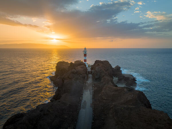 Punta Meno lighthouse, Tenerife, Canary Islands, Spain