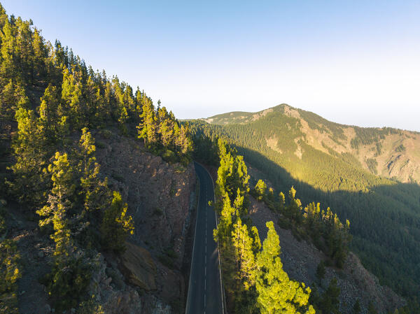 Teide national park road. Tenerife, Canary Islands, Spain