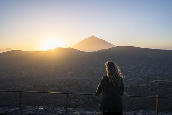 Sunrise in Teide National Park. Tenerife, Canary Islands, Spain