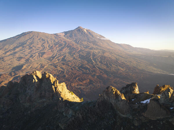 Sunrise in Teide National Park with Teide Caldera. tenerife, Canary Islands, Spain
