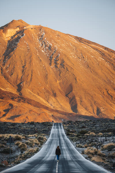 Sunrise in Teide National Park with Teide Caldera. tenerife, Canary Islands, Spain