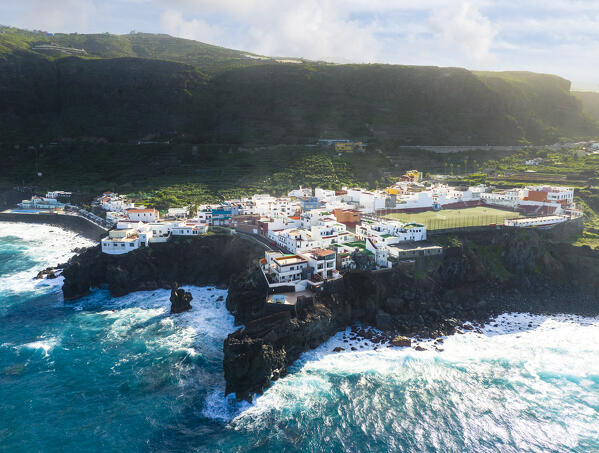 Aerial view of Las Agues village. Tenerife, Canary Islands, Spain