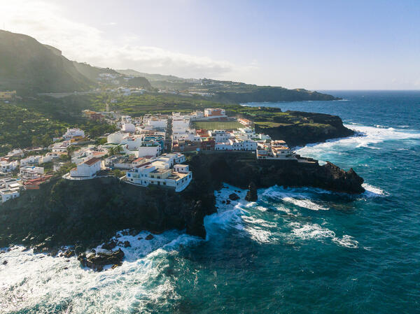 Aerial view of Las Agues village. Tenerife, Canary Islands, Spain