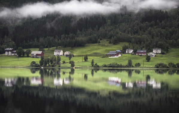Southern Norway, houses near Bergen