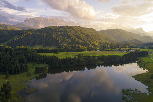 Geroldsee, Gerold, Garmisch Partenkirchen, Bayern, Germany
