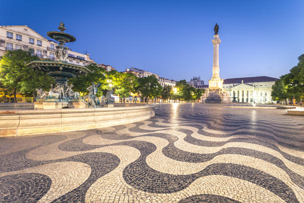 Rossio square, Lisbon, Portugal