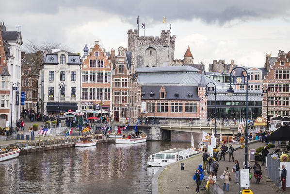 The old town of Gent, Belgium.