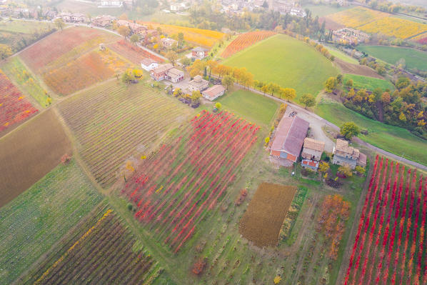 The countryside near Castelvetro, Modena Province, Emilia Romagna, Italy
