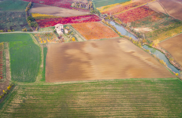 The countryside near Castelvetro, Modena Province, Emilia Romagna, Italy