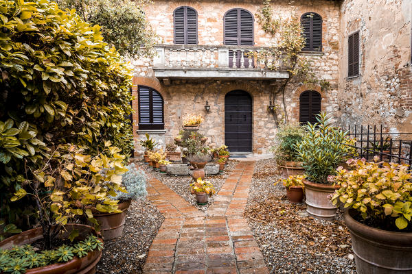 A farmhouse near Montepulciano, Siena Province, Italy