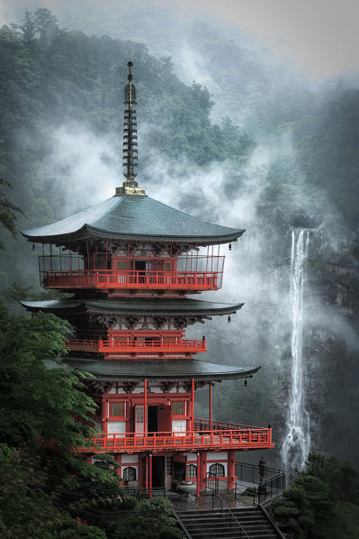 Nachi no taki waterfalls, Nachi falls, Wakayama prefecture, Hoshu, Japan
