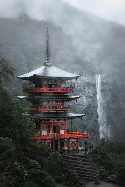 Nachi no taki waterfalls, Nachi falls, Wakayama prefecture, Hoshu, Japan
