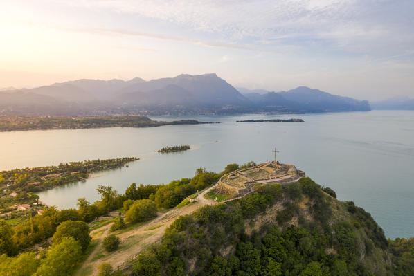 Rocca di Manerba. Manerba, Garda Lake, Province of Brescia, Italy
