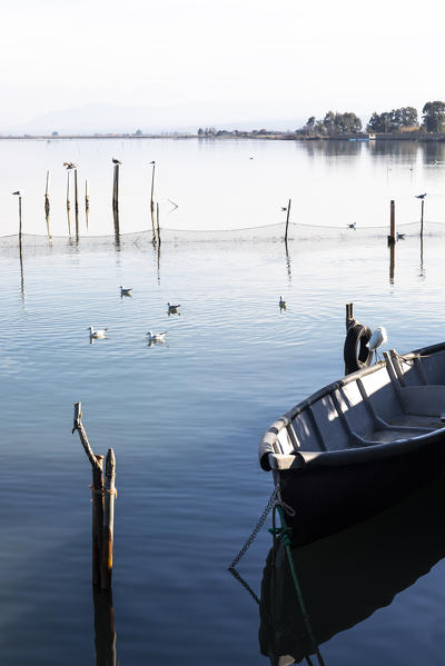 Lesina lake, Lesina village, Foggia district, Apulia, Italy