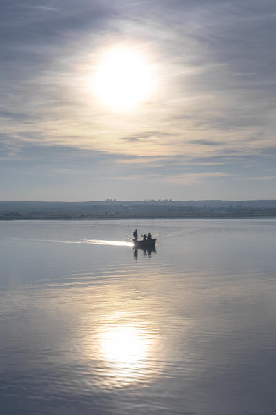Lesina lake, Lesina village, Foggia district, Apulia, Italy