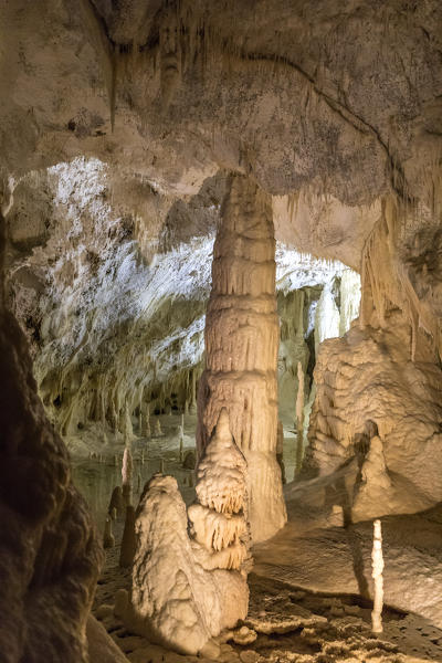 Frasassi show caves, Genga village, Ancona district, The Marches, Italy