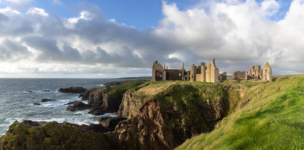 New Slains Castle, Aberdeenshire, Cruden Bay, Peterhead, Scotland, UK