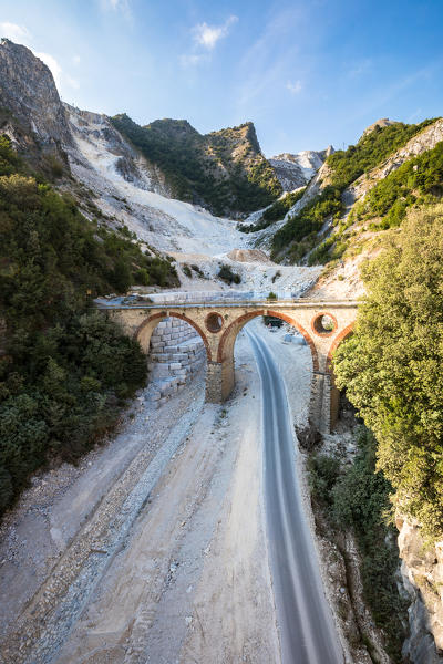 Marble cave, Massa Carrara district, Tuscany, Italy