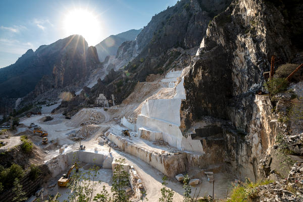 Marble cave, Massa Carrara district, Italy