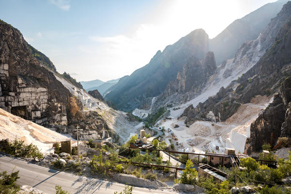 Marble cave, Massa Carrara, district, Tuscany, Italy