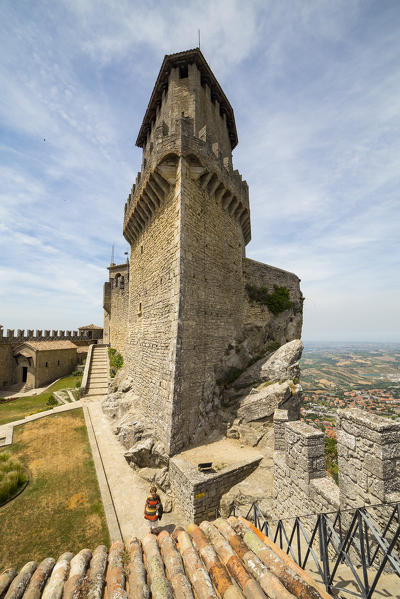 Tower of Guaita Fotress, City of San Marino, Most Serene Republic of San Marino