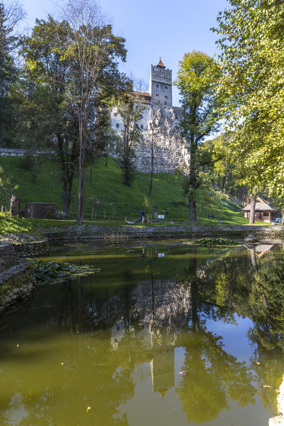 Garden of Bran Castle, Bran district, Transylvania, Romania