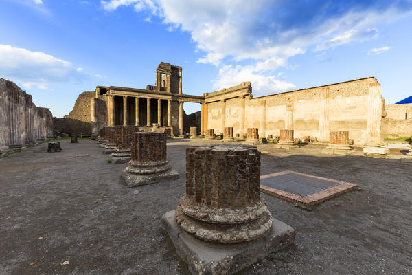 Ancient Basilica of Pompei, Pompei village, Naples district, Campania, italy