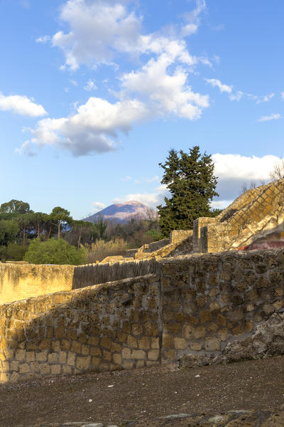 Archaeological excavations of Pompei, Pompei village, Naples district, Campania, Italy