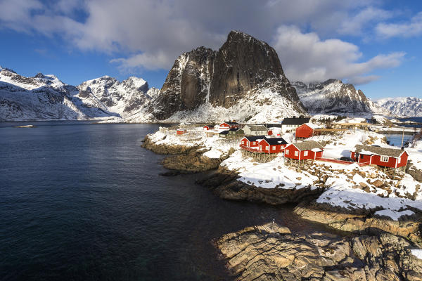 Hamnoya , Lofoten Islands, Reine village, Svolvear district, Norway