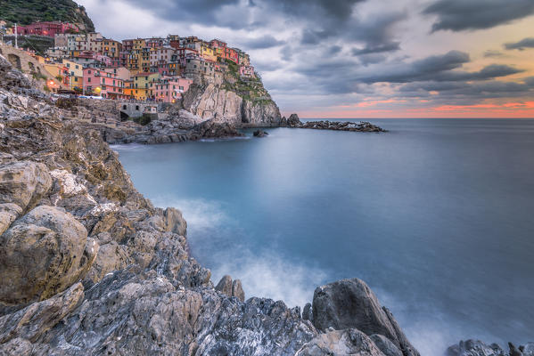 Manarola, Cinque Terre, Province of La Spezia, Liguria, Italy, Europe