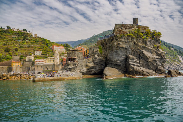 Vernazza, Cinque Terre, province of La Spezia, Liguria, Italy, Europe