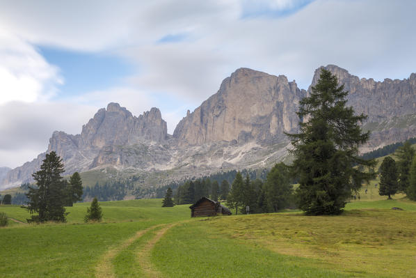 foto  - Roda di Vael view near Passo Costalunga, Bolzano Province, South Tyrol, Trentino Alto Adige, Italy